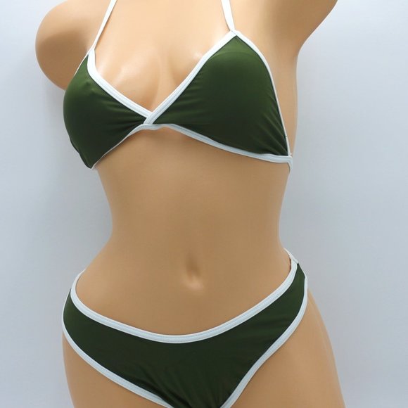 VNOOK Women's Sexy Triangle Bikini Sets Halter - Picture 1 of 2